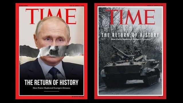 The return of History, comparing putin with Hitler